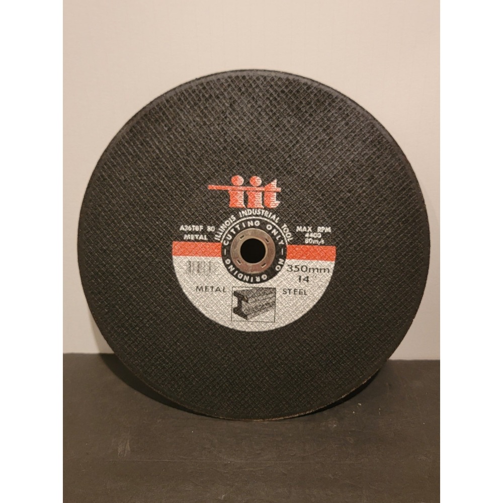 Chop Saw Wheel 14" 350mm 1" Arbor Metal Working Cutting Tool